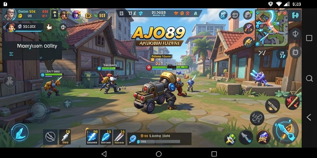 Tampilan antarmuka utama AJO89 dengan fitur Utility yang lengkap.