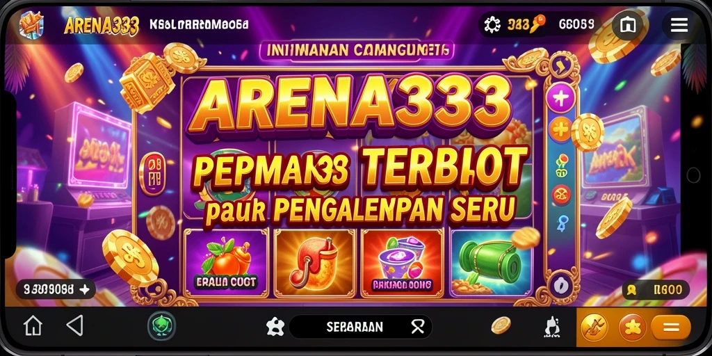 Screenshot ARENA333 menampilkan gameplay slot yang seru dan menarik.
