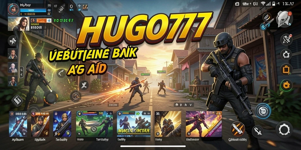 Tampilan antarmuka HUGO77 yang sederhana dan fungsional