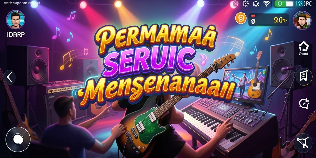Tampilan gameplay IDRRP yang interaktif dan penuh warna.