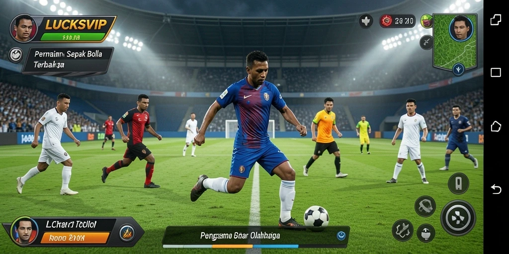 Tampilan gameplay yang seru dan mendebarkan di LUCKSVIP.