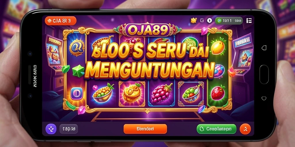Tampilan menarik dari gameplay OJA89 yang penuh warna.