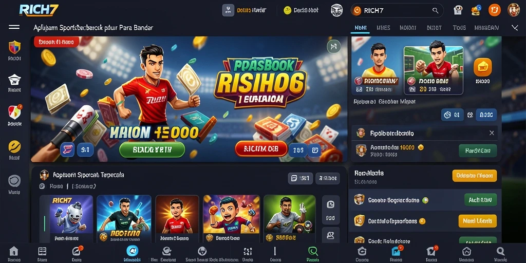 Tampilan gameplay RICH7 yang menarik dan mudah dipahami.