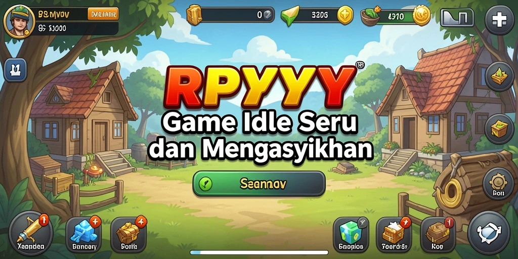 Tangkapan layar RPYYY menampilkan gameplay menyenangkan dalam suasana santai.