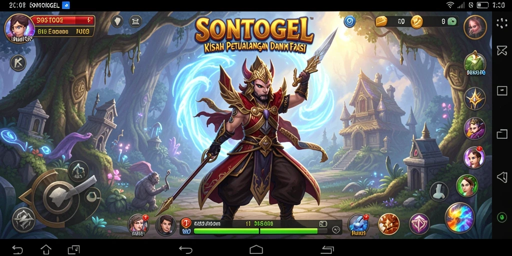 Tampilan mendalam gameplay RPG di SONTOGEL dengan karakter dan petualangan yang menawan.