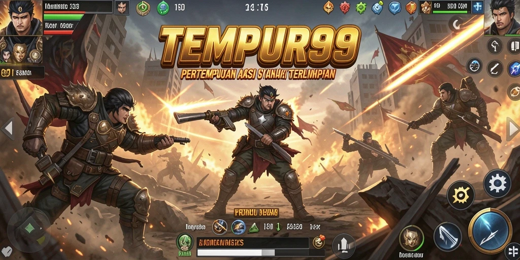 Tampilan gameplay seru dan menantang di TEMPUR99.